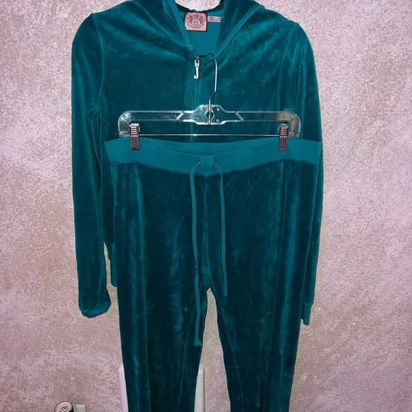 TEAL JUICY COUTURE VINTAGE TRACKSUIT